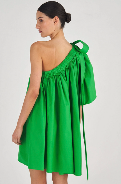 Oroton One Shoulder Gathered Dress