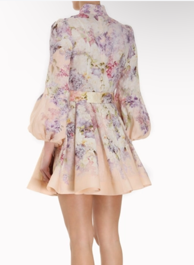 Zimmermann lyrical buttoned mini