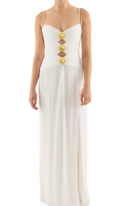 Rebecca Vallance Guinevere Cut-Out Slip Gown