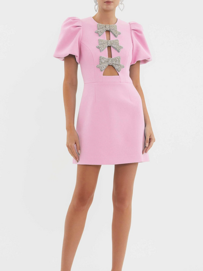 Rebecca Vallance Juliana Puff Sleeve Mini Dress