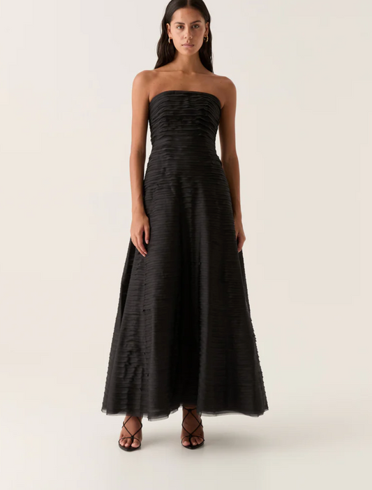 AJE Soundscape Maxi Dress black