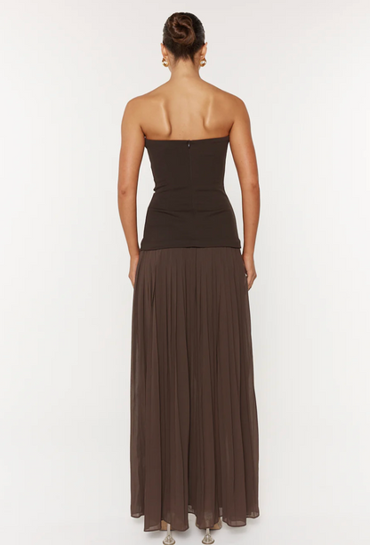 She is OLLA nicolette maxi dress