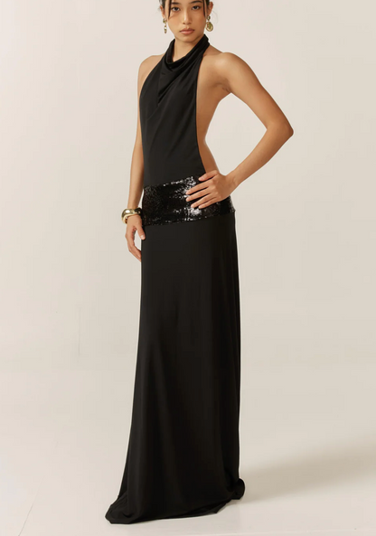 Ance Gria Adele Gown - Black