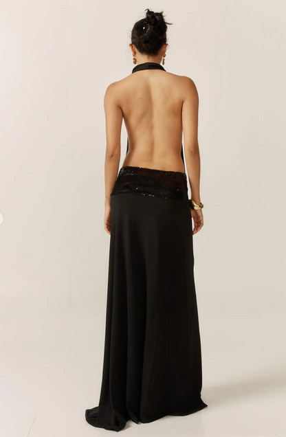 Ance Gria Adele Gown - Black
