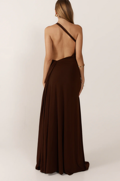 Ance Gria Gaia Gown - Brown