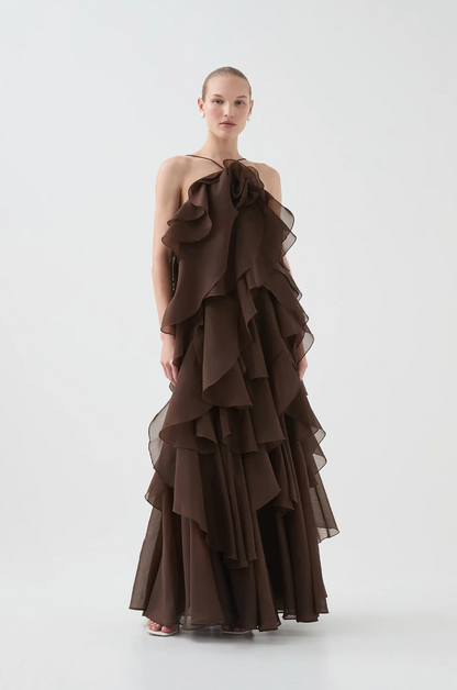 Aje Pandorea Layered Maxi Dress