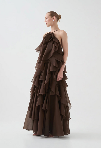 Aje Pandorea Layered Maxi Dress