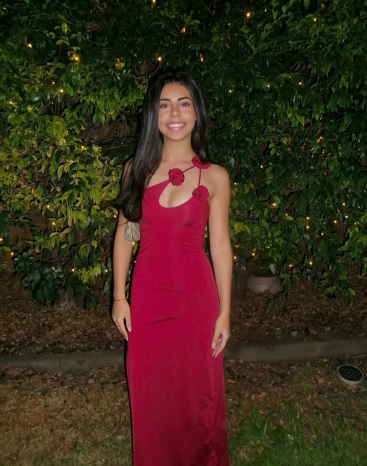 Maygel Coronel Celosia Dress - Wine