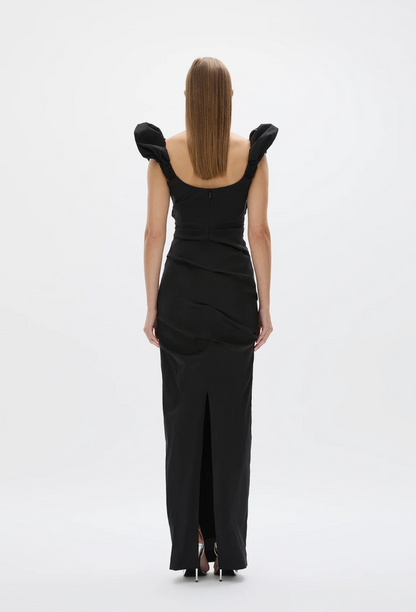 Rachel Gilbert Kalina Gown Black size 3