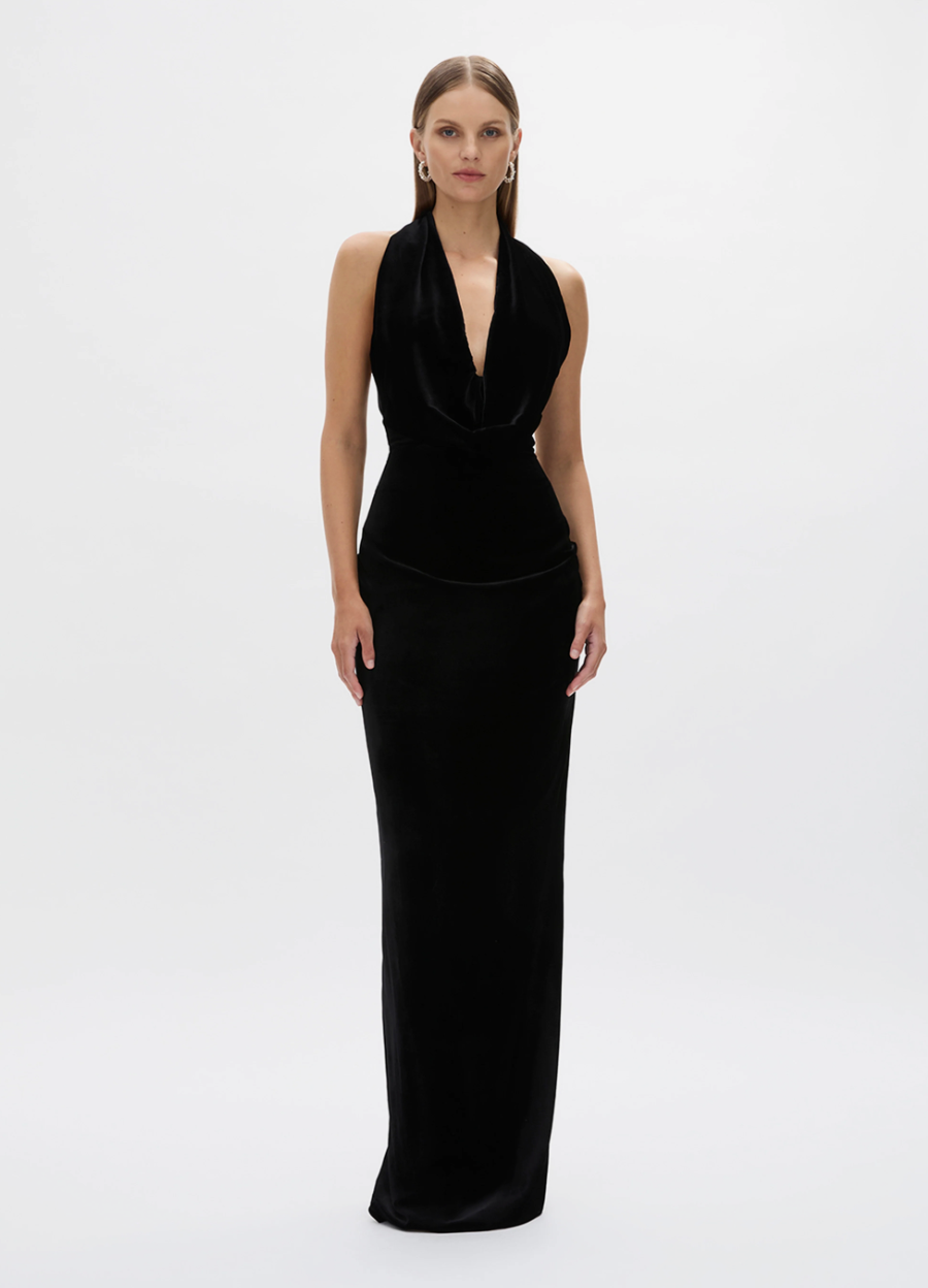 Rachel Gilbert Martin Plunge Gown size 1
