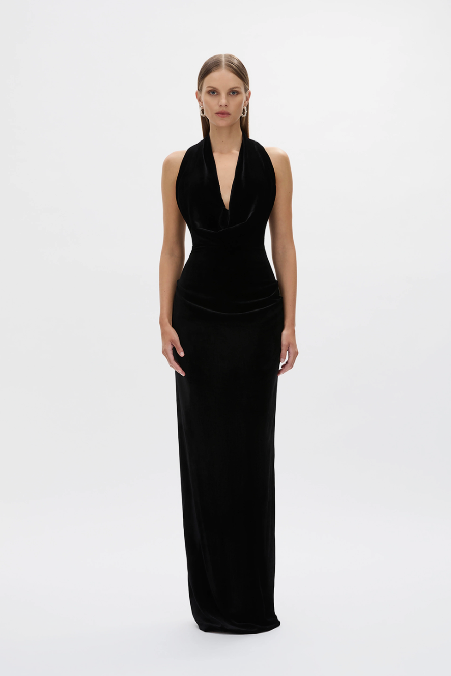 Rachel Gilbert Martin Plunge Gown size 1