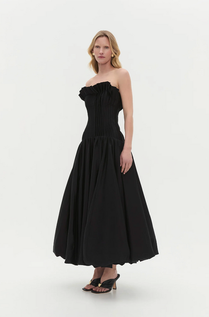 Aje Ivy Bubble Hem Gown