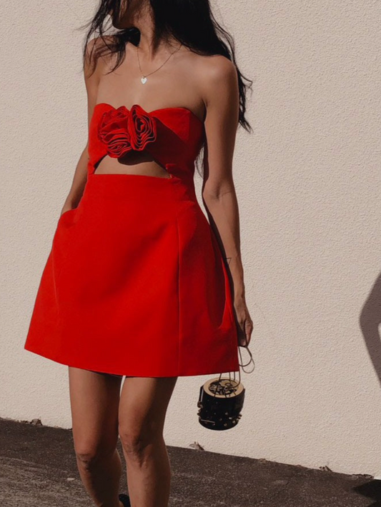 Yojani Boutique Valencia Dress - Red