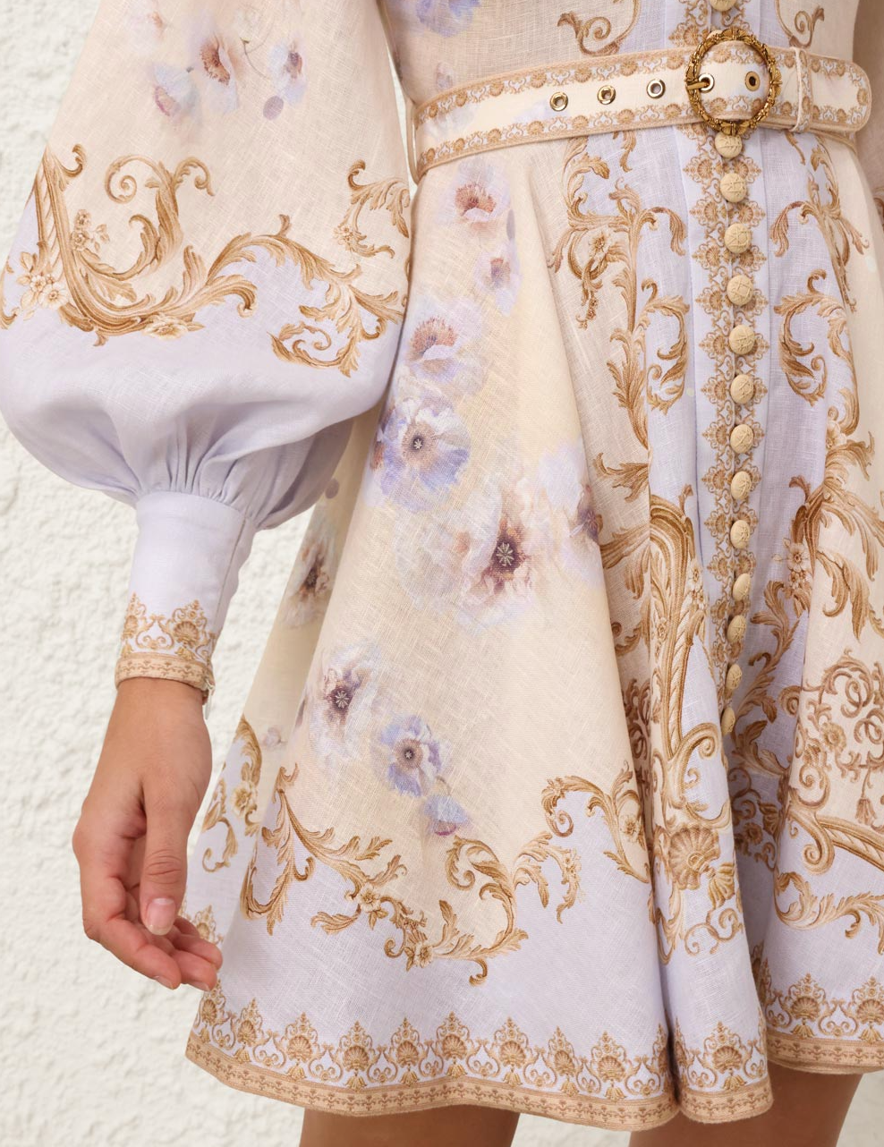 Zimmermann Hypnotic buttoned mini