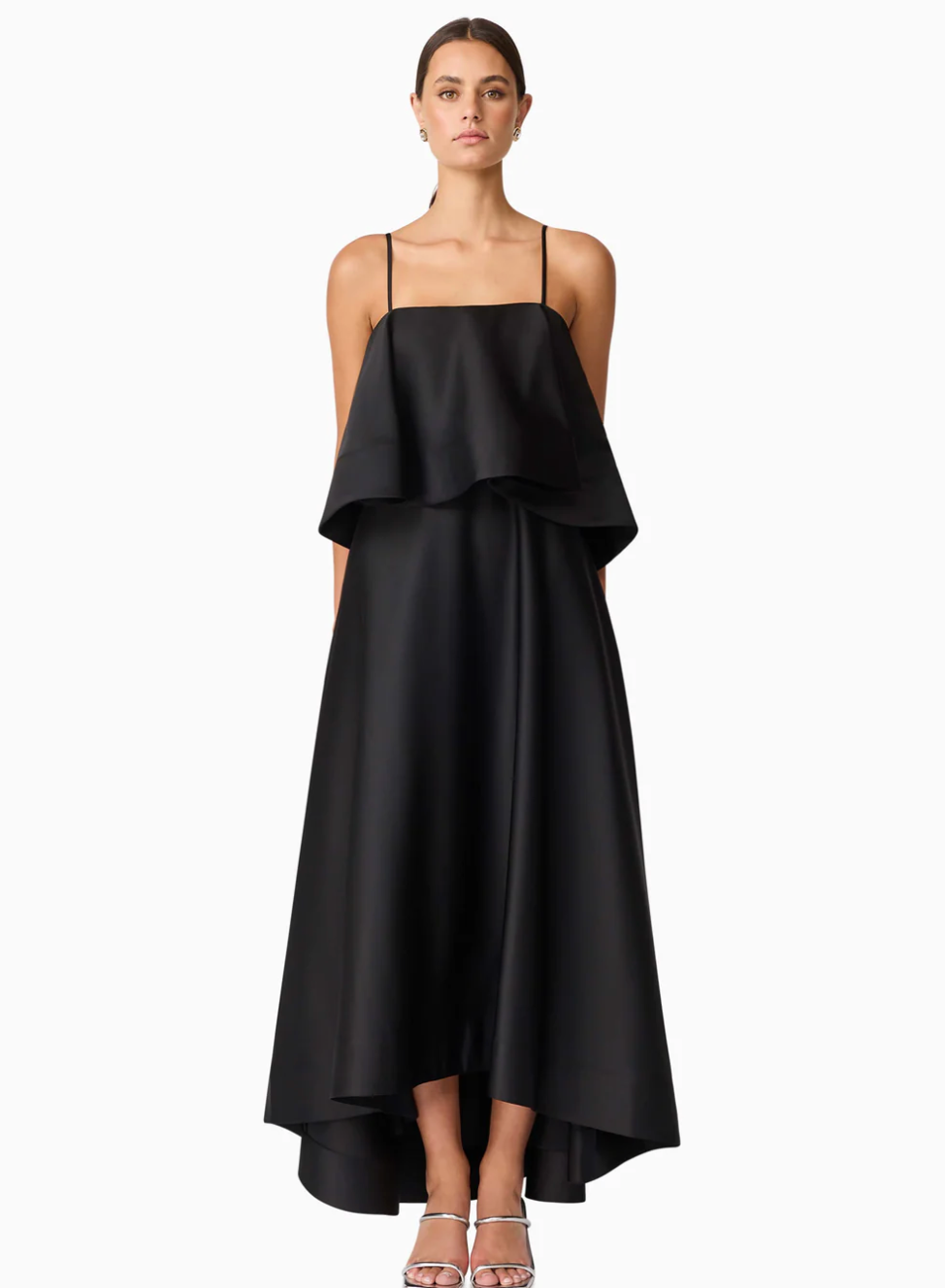 Elliatt Reyna Tiered Maxi Dress in Black