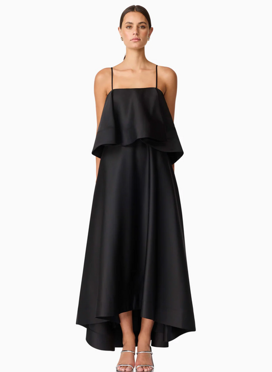 Elliatt Reyna Tiered Maxi Dress in Black