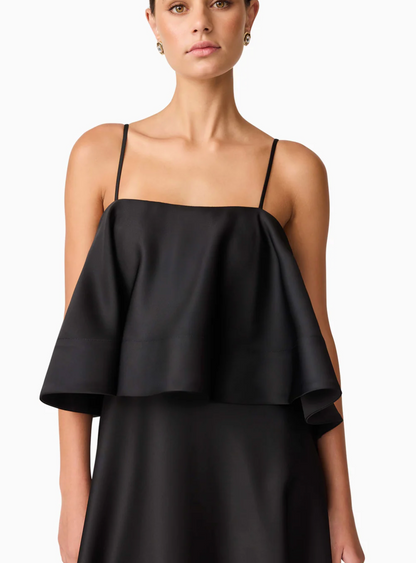 Elliatt Reyna Tiered Maxi Dress in Black