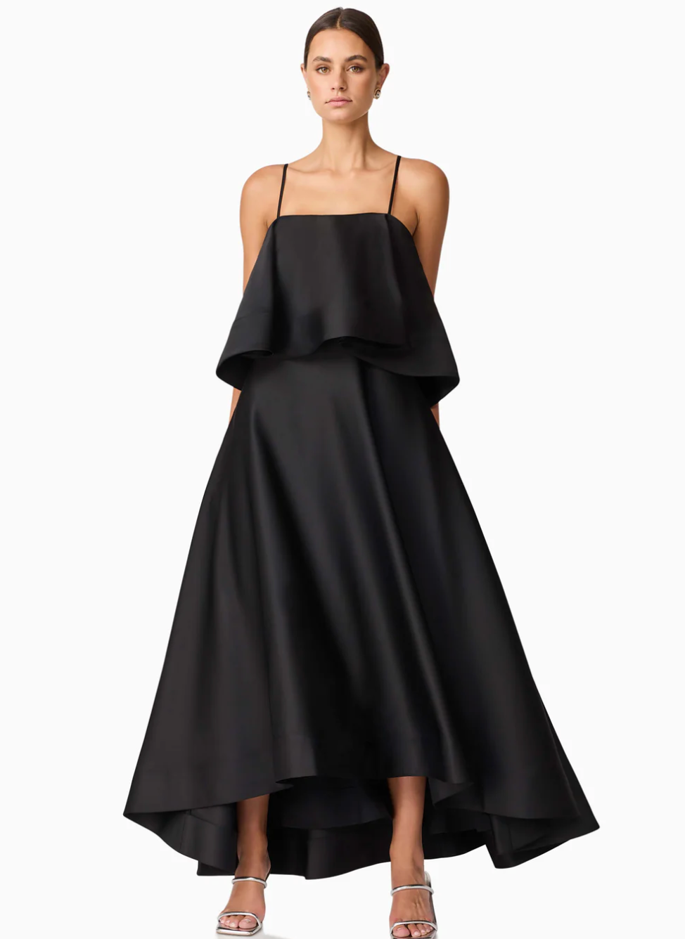 Elliatt Reyna Tiered Maxi Dress in Black