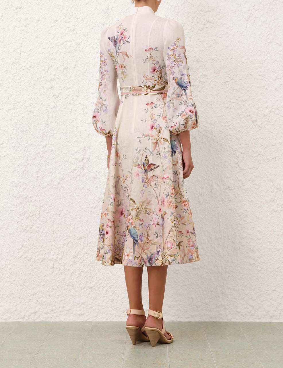 Zimmermann REBELLION BUTTON MIDI DRESS