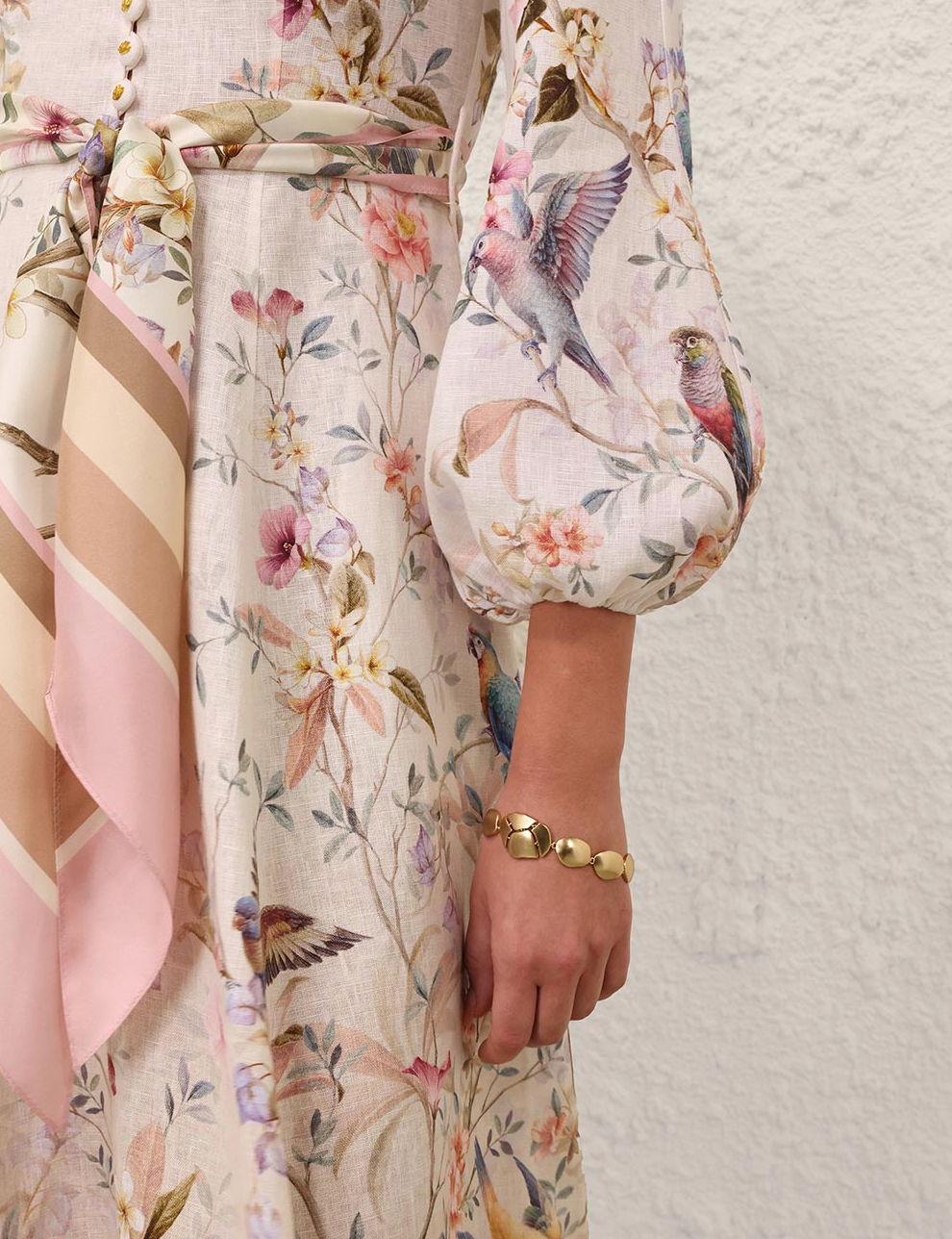 Zimmermann REBELLION BUTTON MIDI DRESS