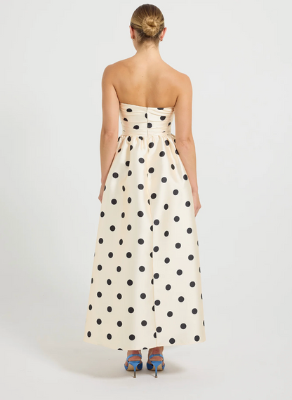 Pasduchas Dottie strapless midi