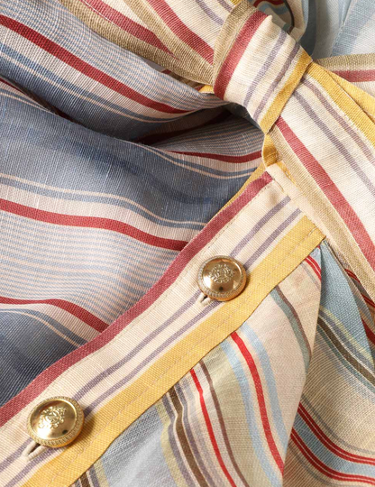 Zimmermann Rebellion Striped Mini Dress