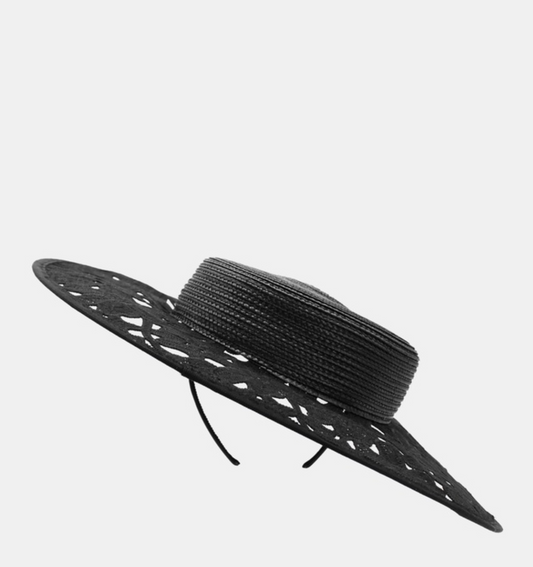 Morgan & taylor chloe racewear boater in black