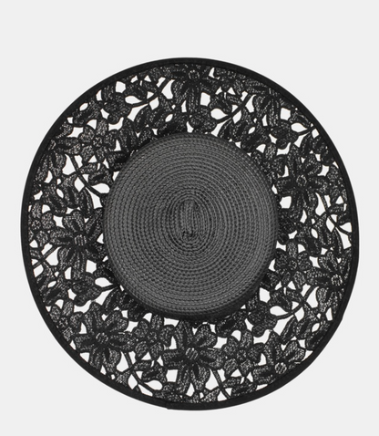 Morgan & taylor chloe racewear boater in black