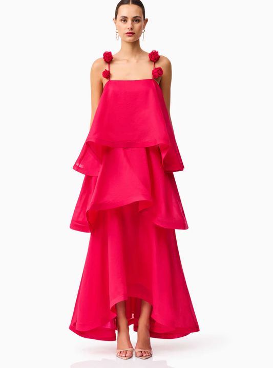 Elliatt Thalia Tiered Gown in Pink
