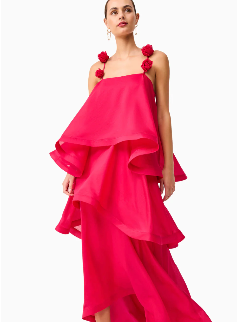 Elliatt Thalia Tiered Gown in Pink