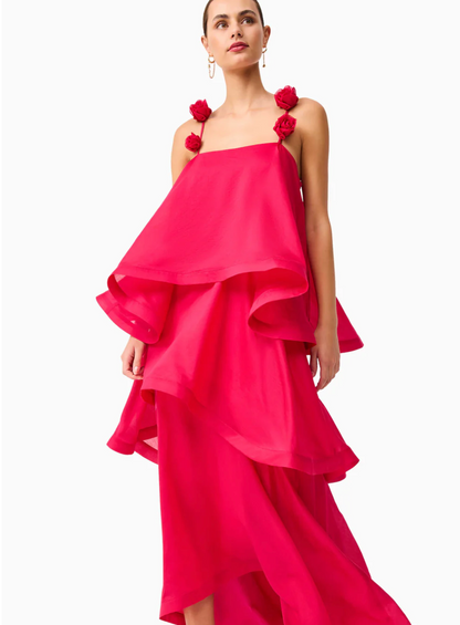 Elliatt Thalia Tiered Gown in Pink