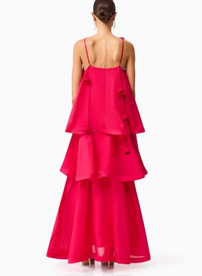 Elliatt Thalia Tiered Gown in Pink