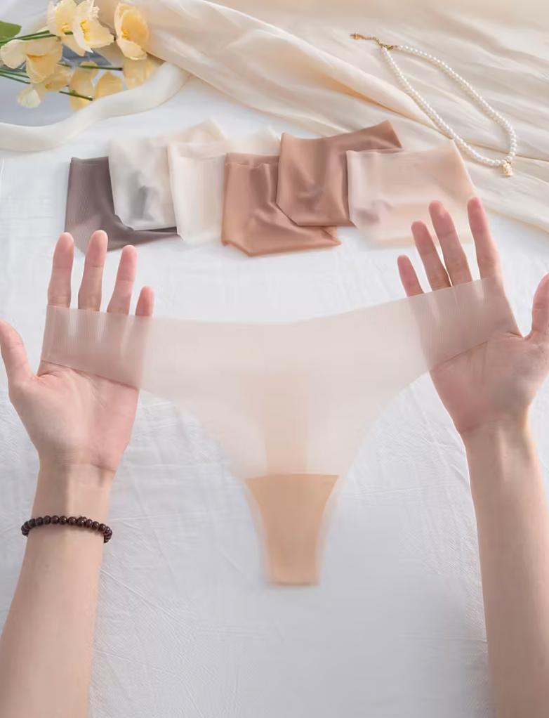 Invisible Seamless Thong - Black