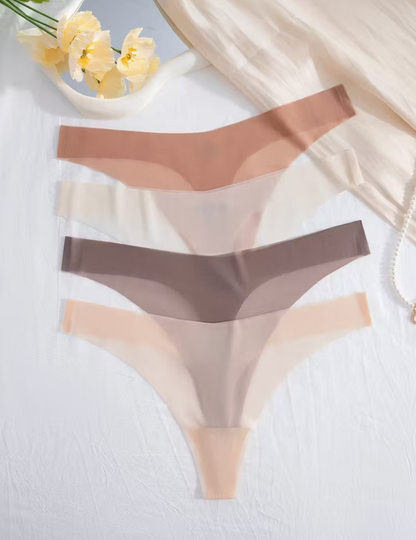 Invisible Seamless Thong - Brown