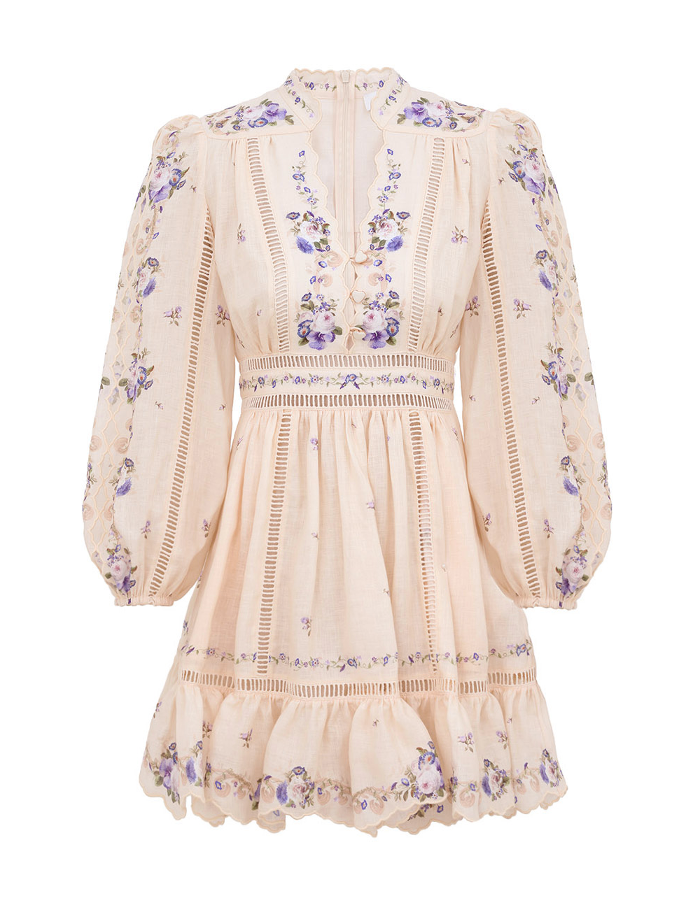 Zimmermann Patience plunge mini dress