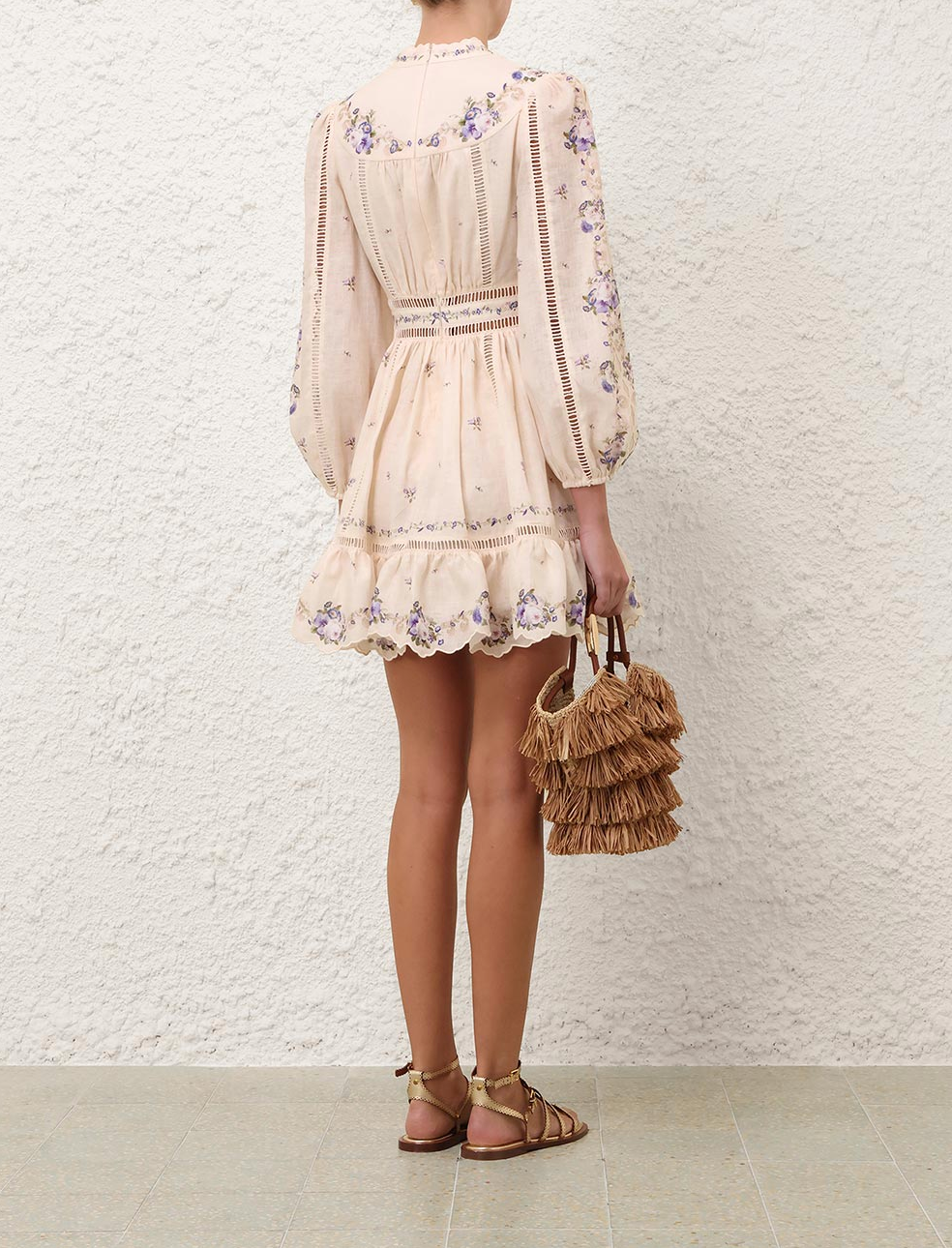 Zimmermann Patience plunge mini dress