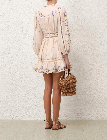 Zimmermann Patience plunge mini dress