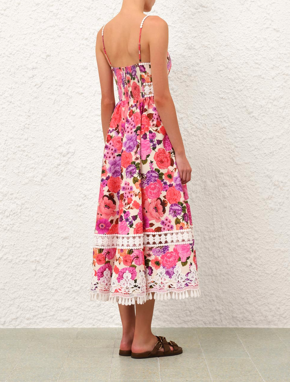 Zimmermann stardust fit and flare dress