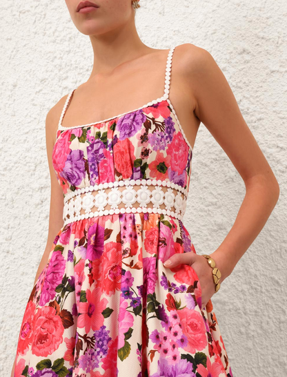 Zimmermann stardust fit and flare dress
