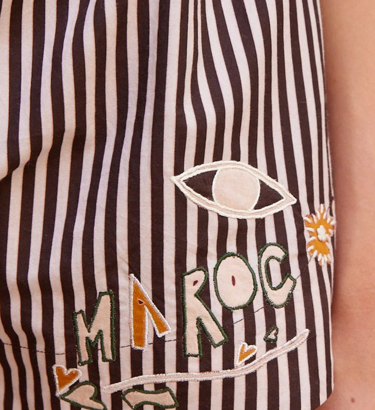 Alemais Sirocco Embroidered Shirt & shorts