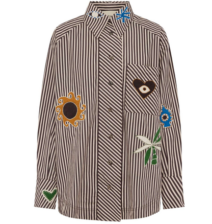 Alemais Sirocco Embroidered Shirt & shorts