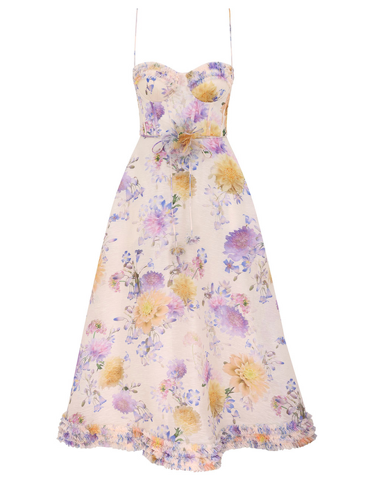 Zimmermann Luna ruffle midi dress