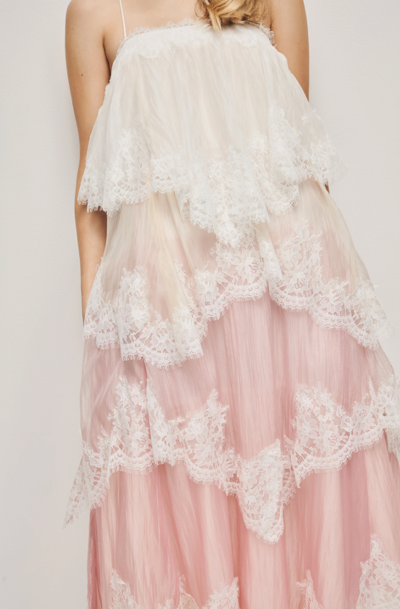 Aje Ophelia lace maxi dress