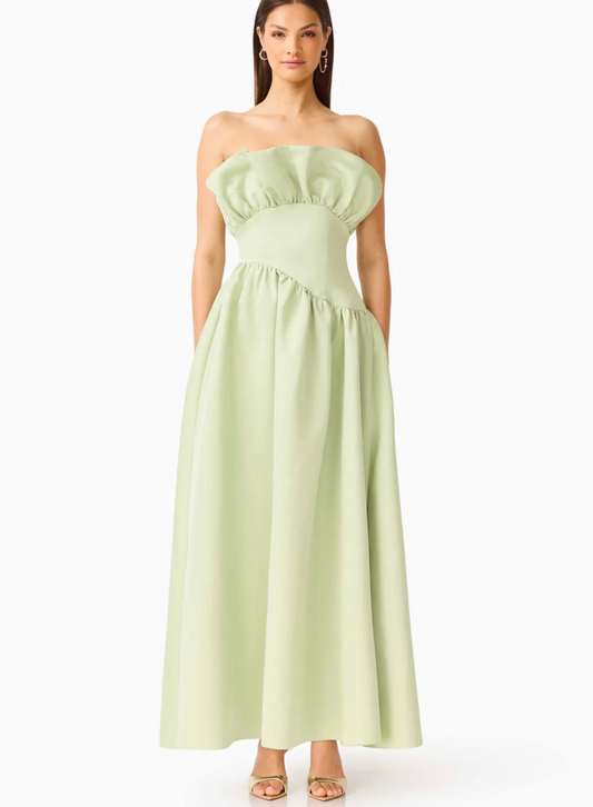 Elliatt Laurel Sleeveless Maxi Dress in Sage Green