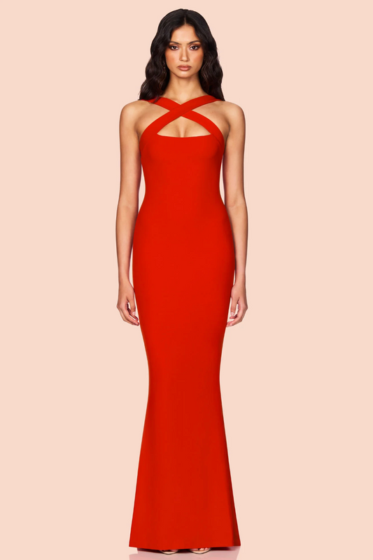 Nookie Viva 2 Way Gown - cherry