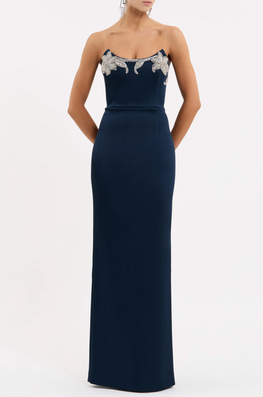 Rebecca Vallance Lessa Strapless Gown