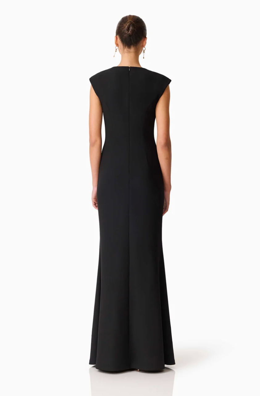 Elliatt Veda Embellished Gown in Black