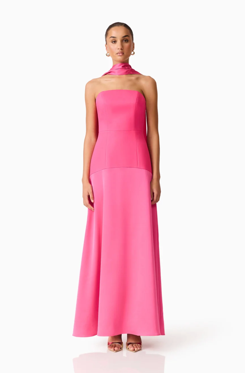 Elliatt Noralyn Strapless Gown in Pink