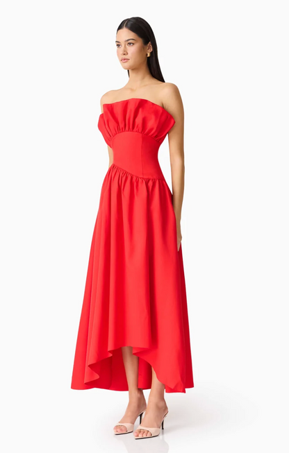 Elliatt Laurel Sleeveless Maxi Dress In Red