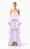 Elliatt Tilly Tiered Maxi Dress in Purple